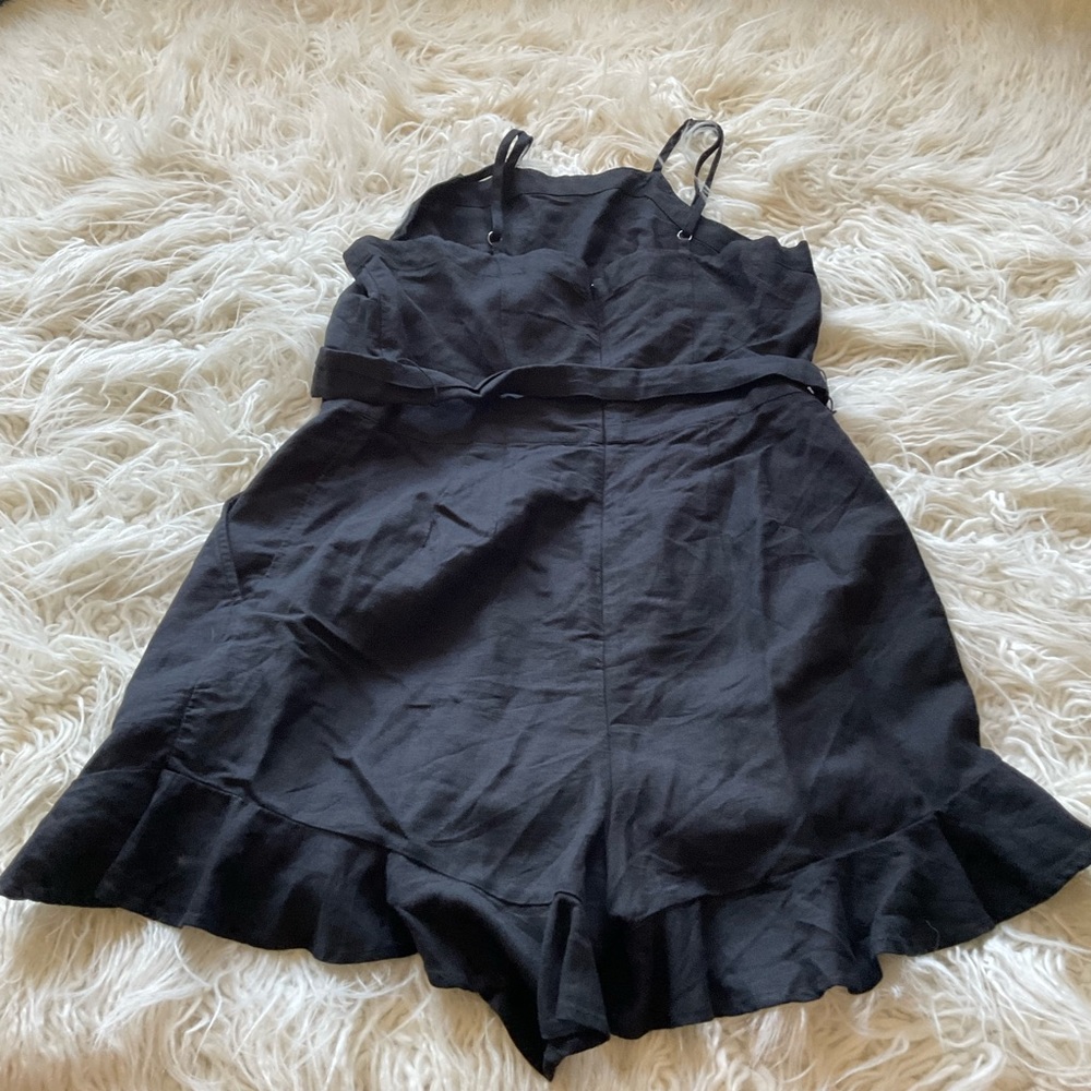 Loft Ruffle Belted Romper - Picture 5 of 5